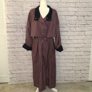 Vintage Emilia Saachi Full Length Trench Coat - XXL